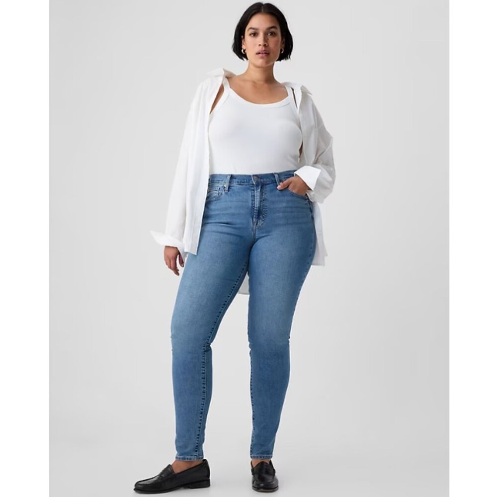 Gap Mid-Rise True Skinny Jeans Size 14/32